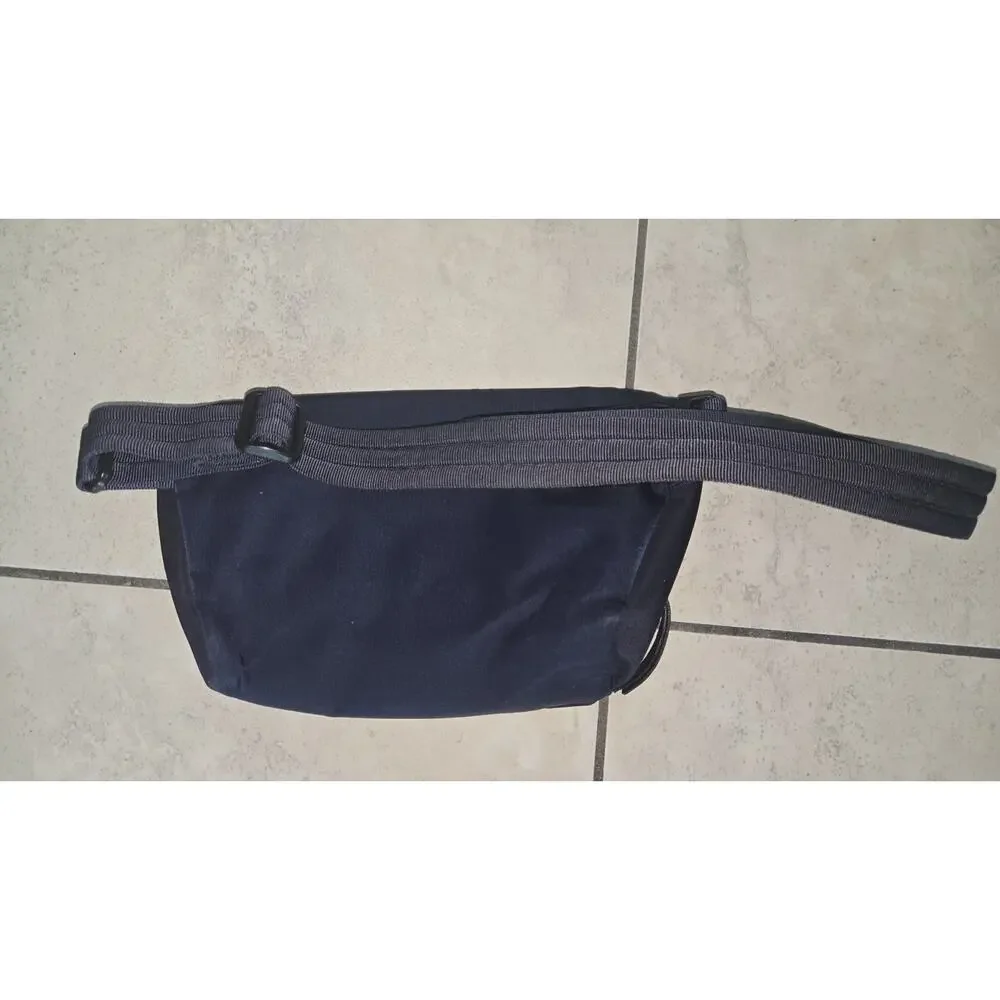 LONGCHAMP BLUE NYLON CROSSBODY BELT WAIST FANNY PACK BAG